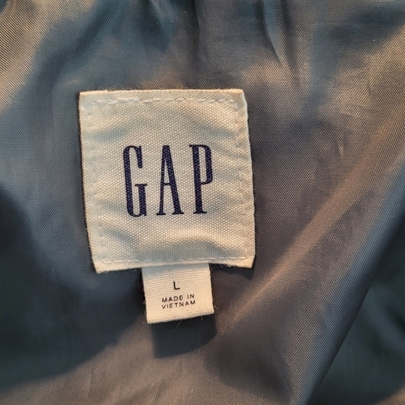 Gap Long Midi Length Olive Green Puffer Jacket - Picture 7 of 13